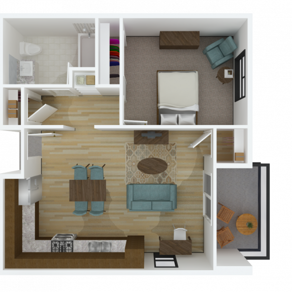 Press-Courier Lofts floor plan D