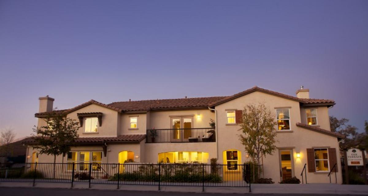 Oak Terrace front of house view